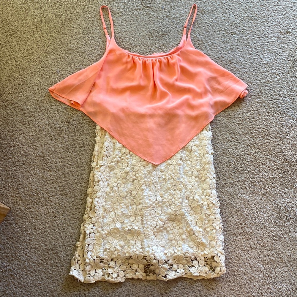 Daytrip Peach/Cream Medium Dress